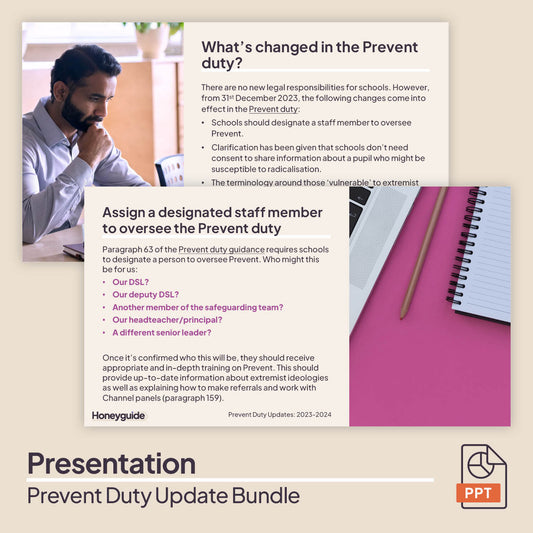 Prevent Duty Update Presentation, Handout and Checklist