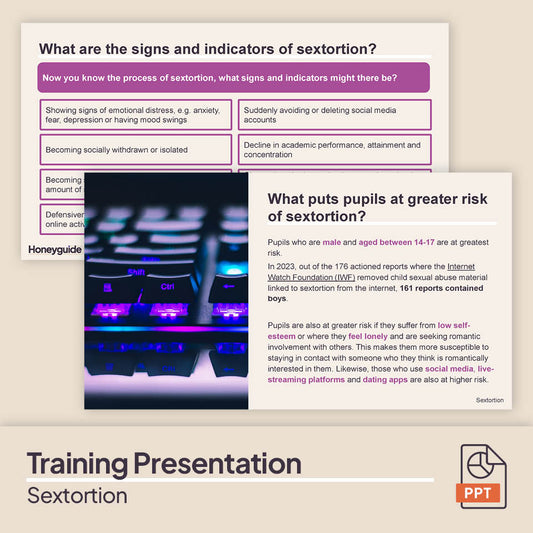 Sextortion: Safeguarding Training Bundle