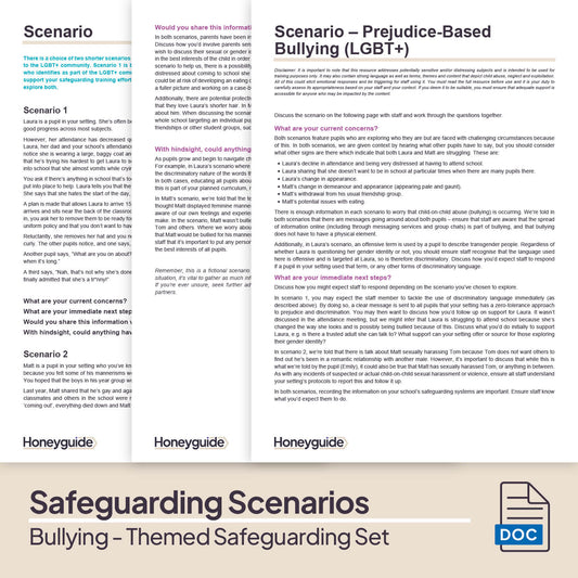 Child-on-Child Abuse – Bullying: Themed Safeguarding Set