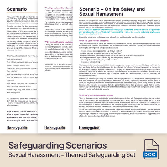 Child-on-Child Abuse – Sexual Harassment: Themed Safeguarding Set