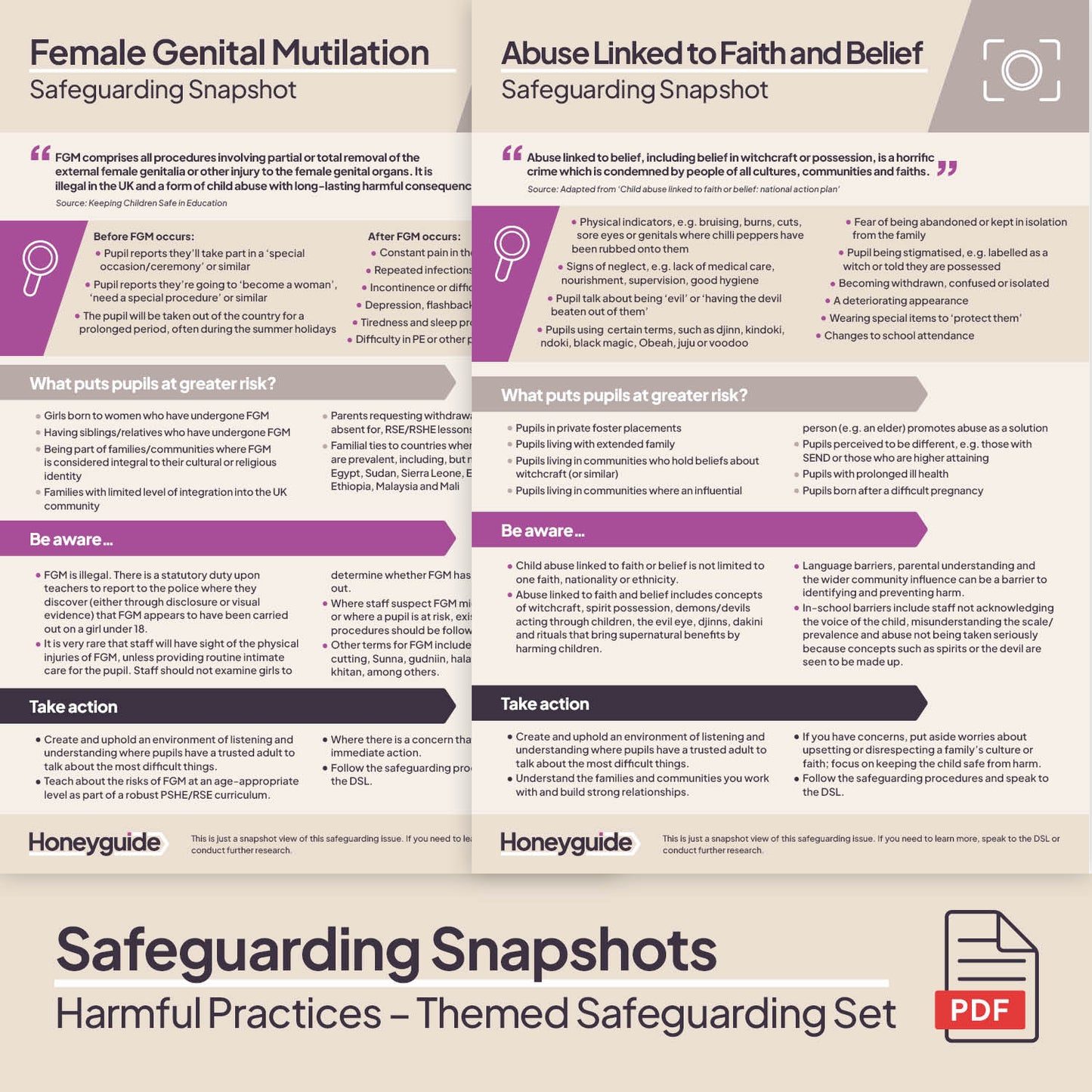 Harmful Practices: Themed Safeguarding Set