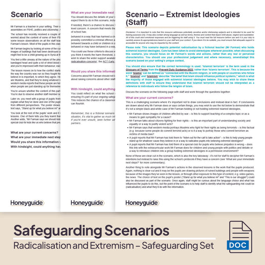Radicalisation and Extremism: Themed Safeguarding Set
