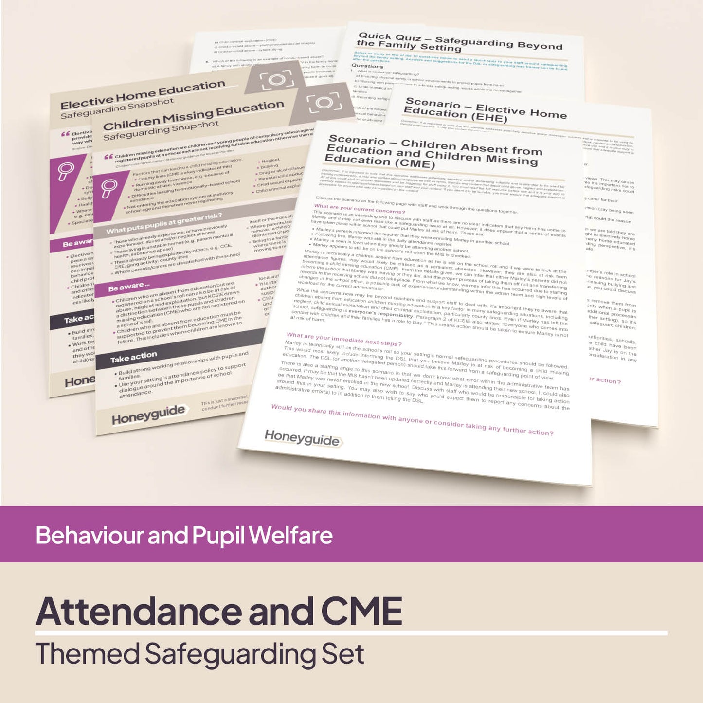 Attendance and Children Missing Education: Themed Safeguarding Set