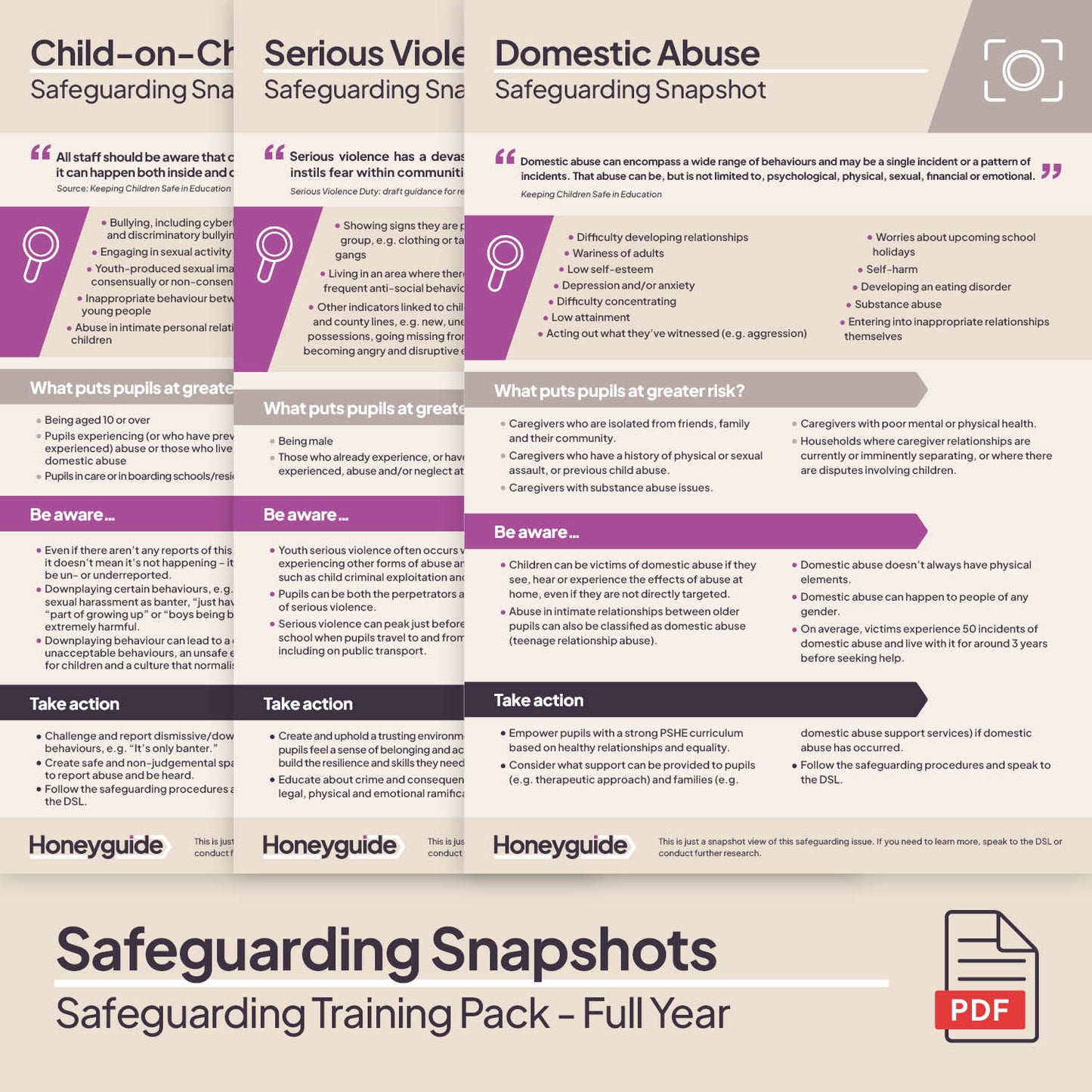 Safeguarding Training Pack - Full Academic Year