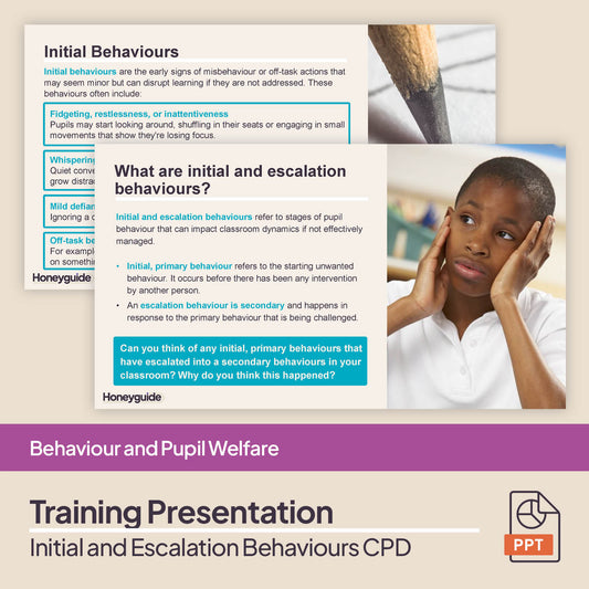 Differentiating Between Initial and Escalation Behaviours: CPD Training Bundle
