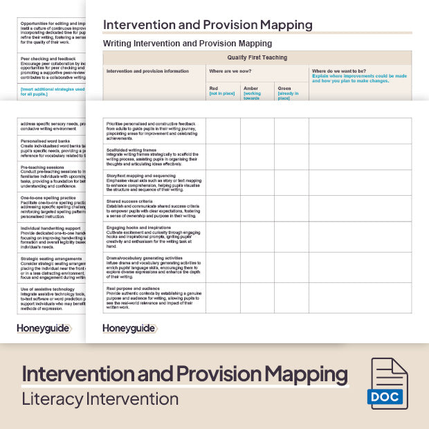 Literacy Intervention - Audit Template Bundle