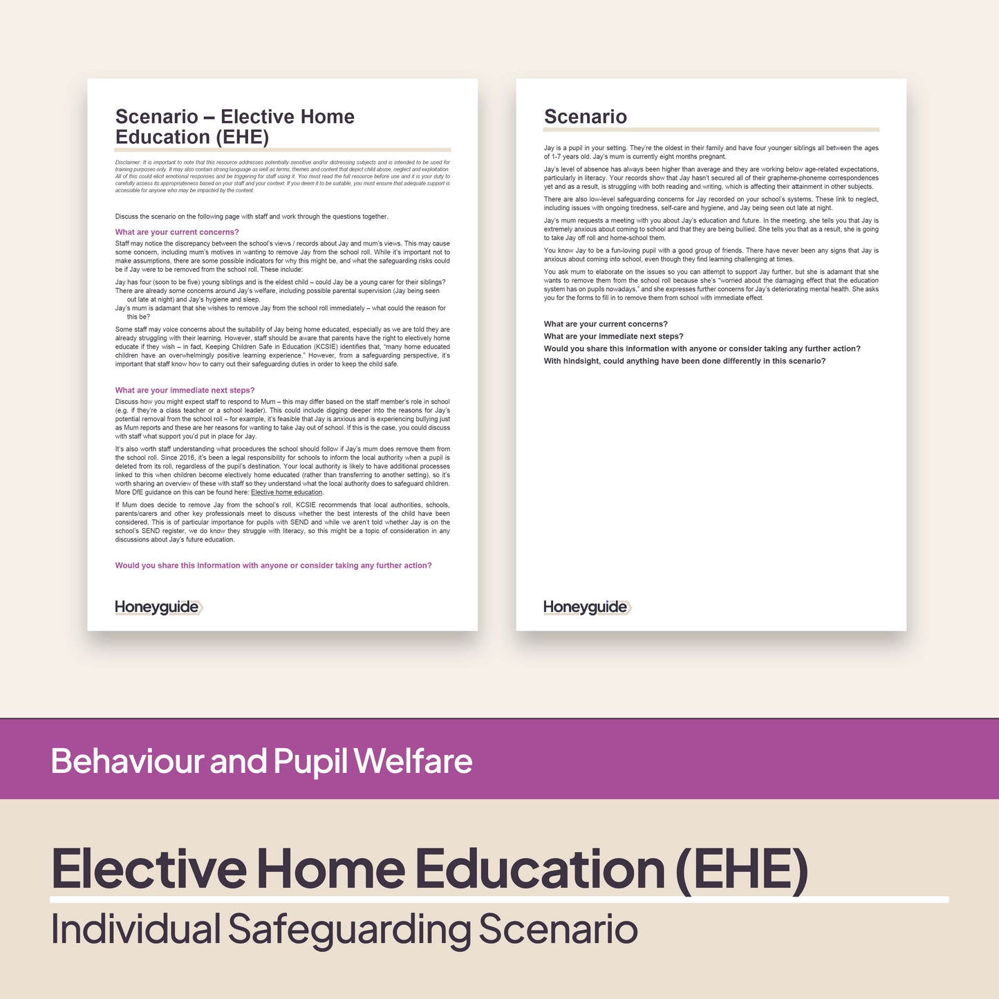 Safeguarding Scenarios - Wider Safeguarding Circumstances