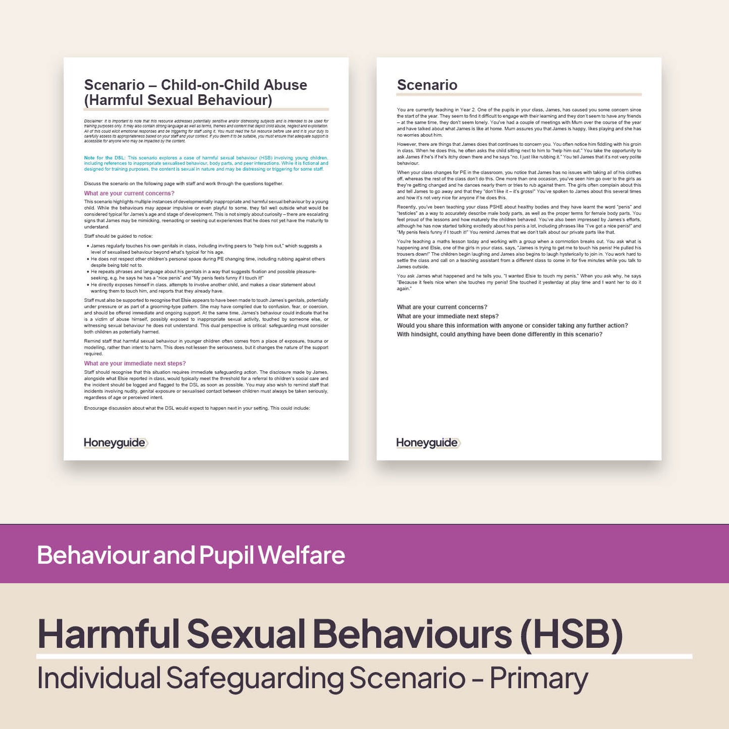Safeguarding Scenarios - Child-on-Child Sexual Violence