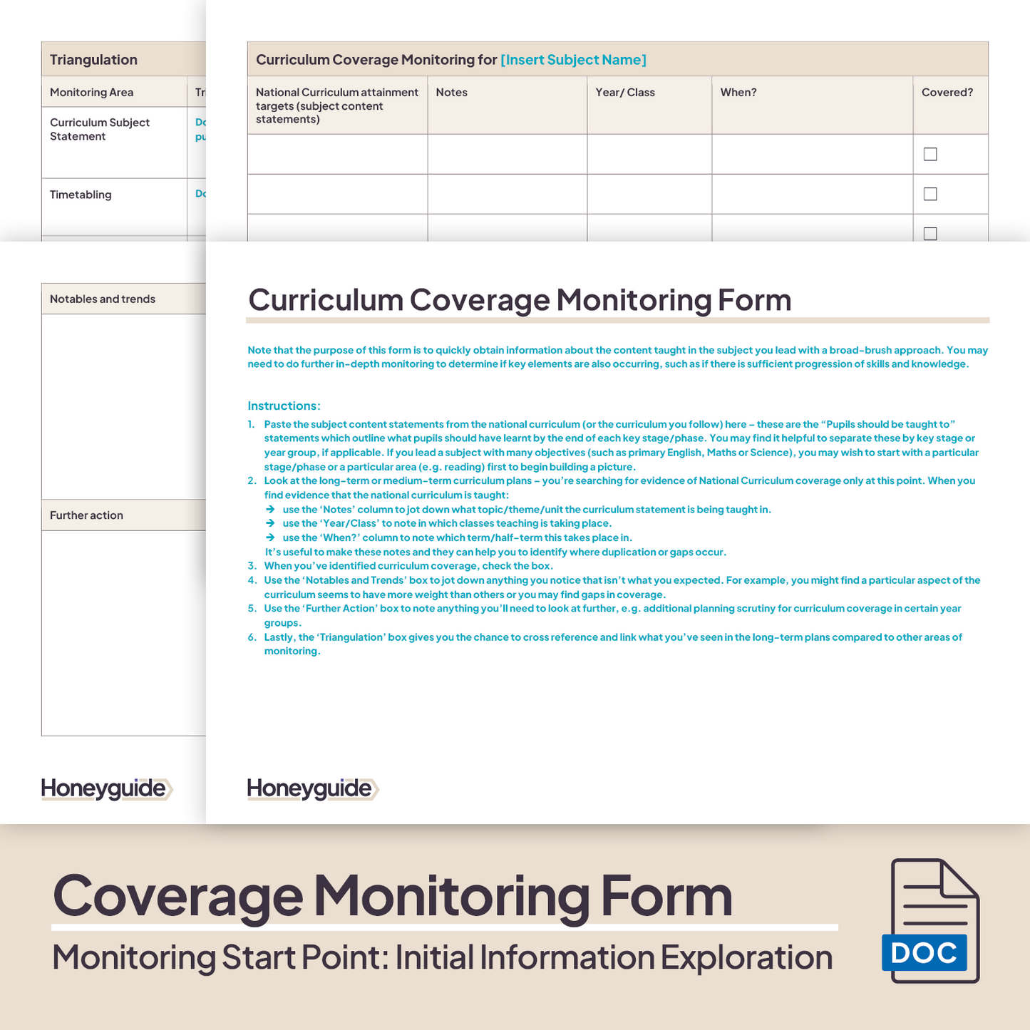 Monitoring Start Point: Initial Information Exploration