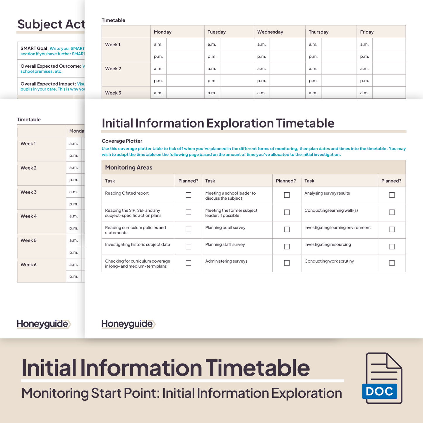 Monitoring Start Point: Initial Information Exploration