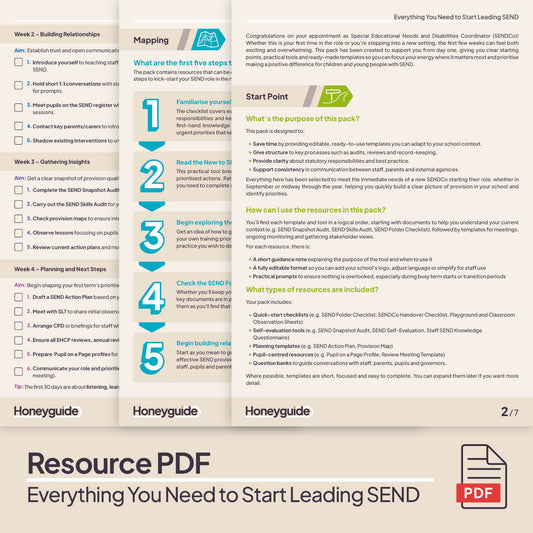 Everything You Need to Start Leading SEND