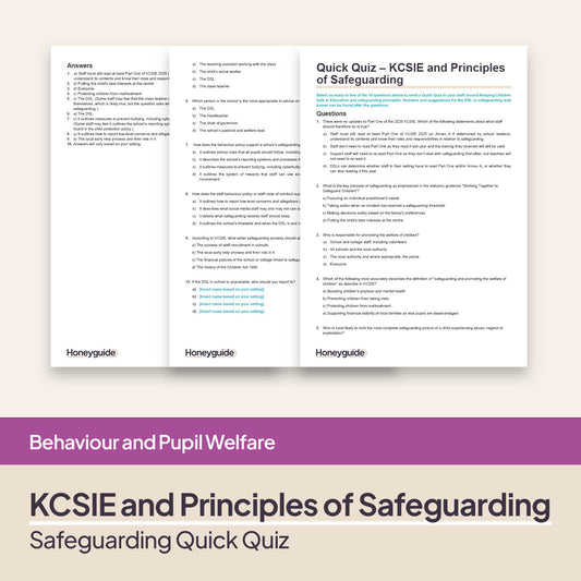 Safeguarding Quick Quizzes