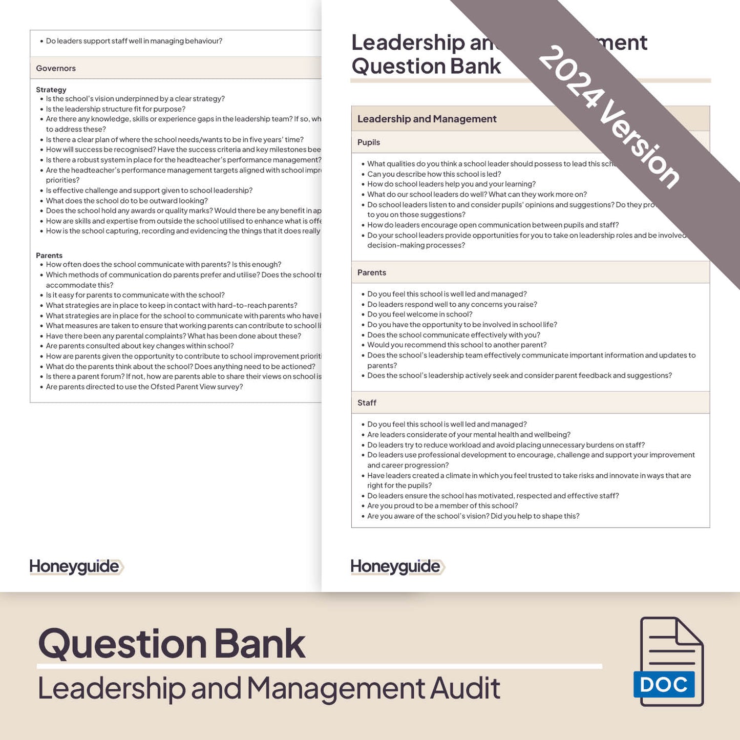 Leadership and Management Audit (2024 Framework)
