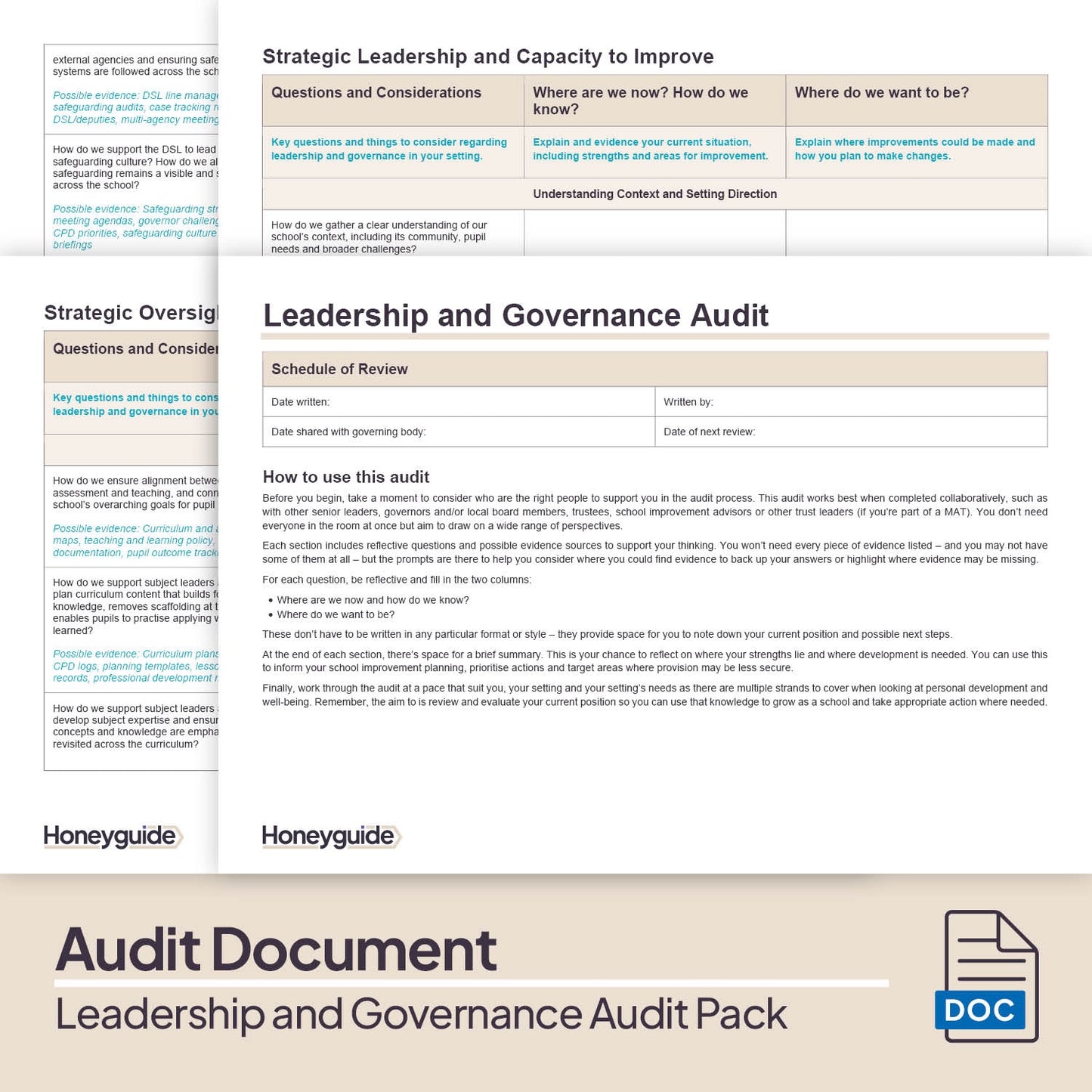 Leadership and Governance Audit Pack (2025)