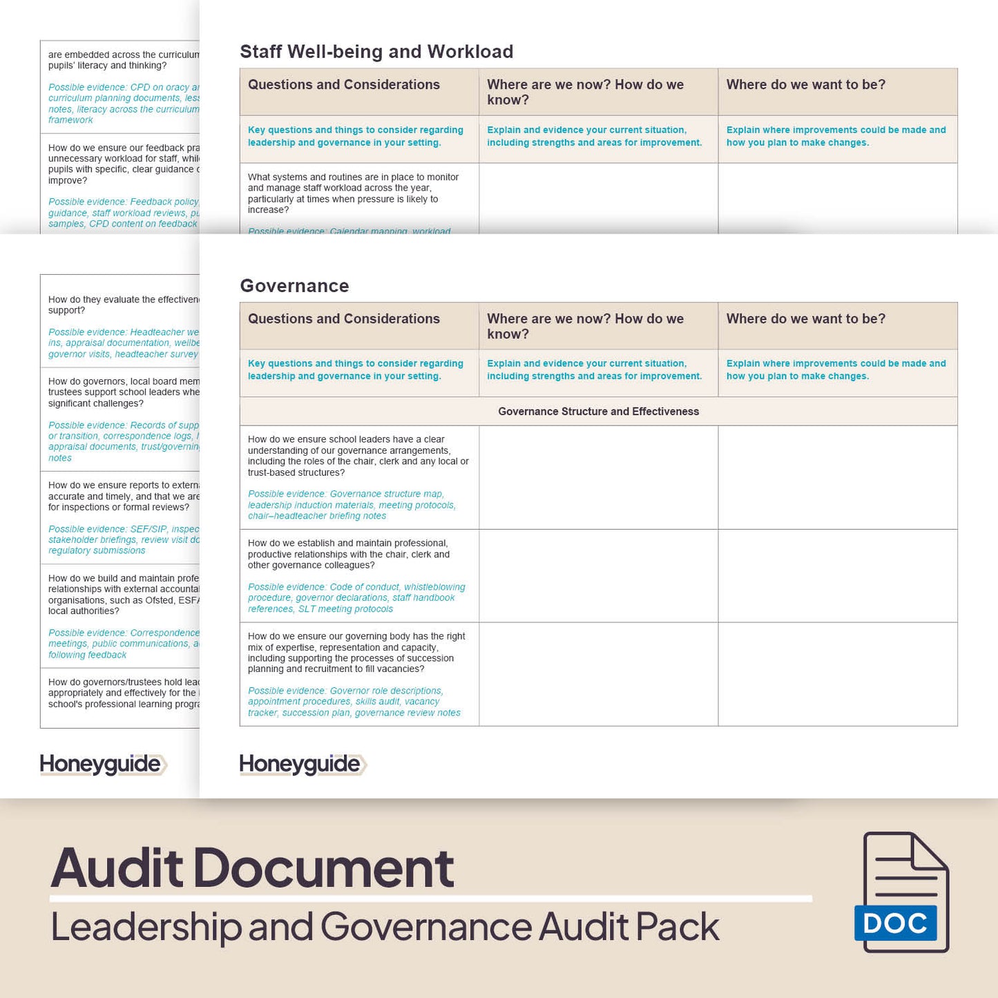 Leadership and Governance Audit Pack (2025)