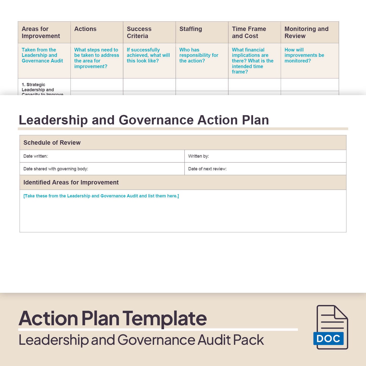 Leadership and Governance Audit Pack (2025)