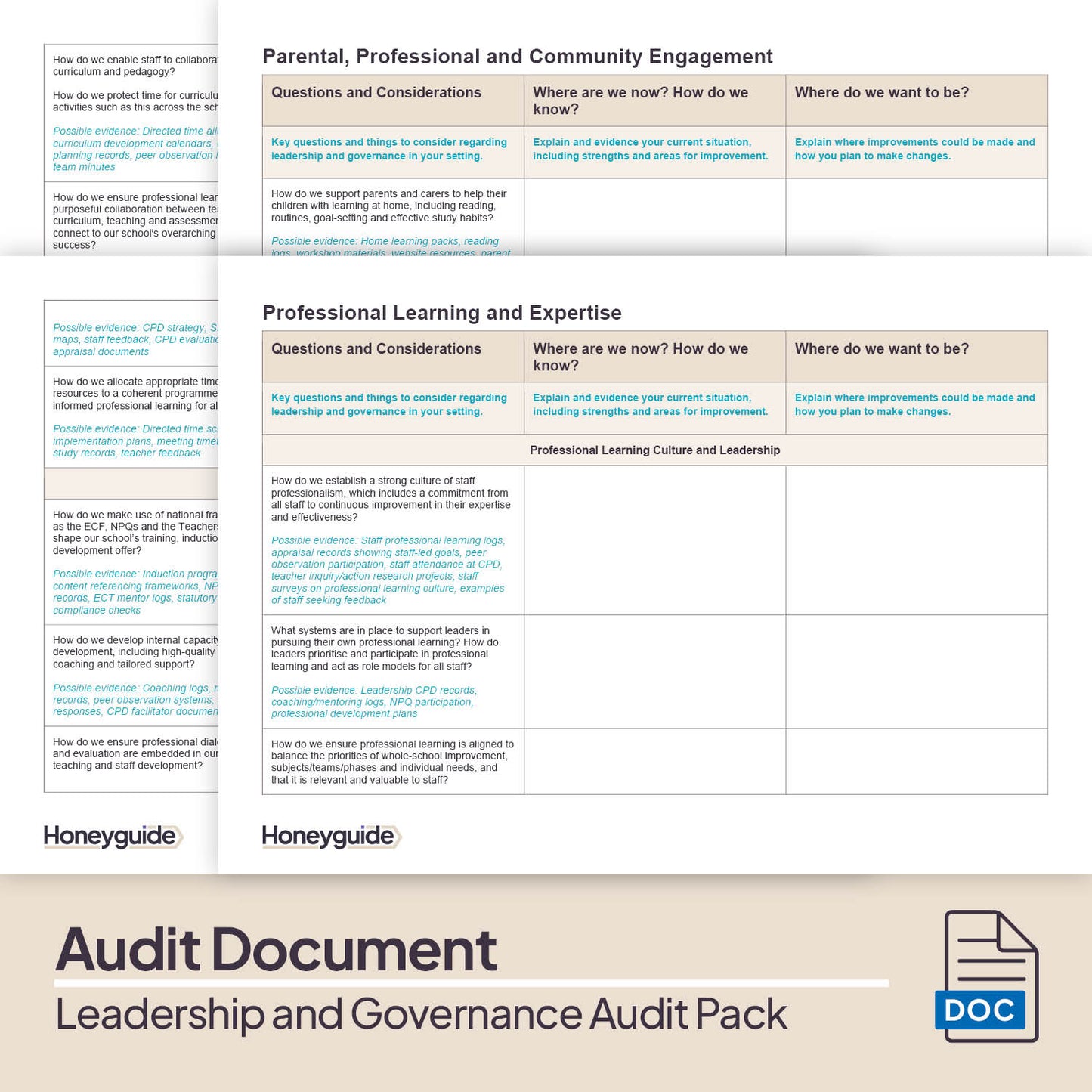 Leadership and Governance Audit Pack (2025)