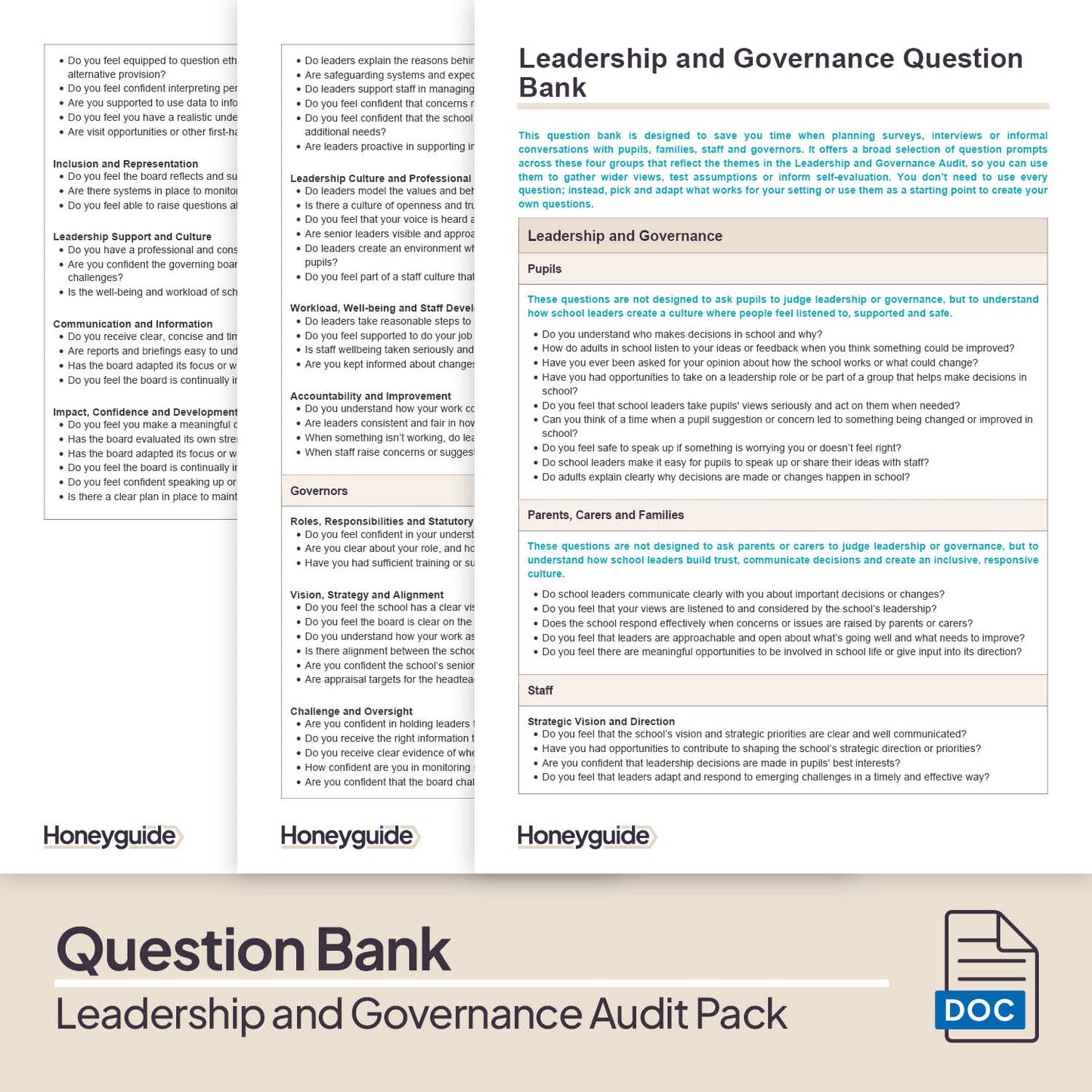 Leadership and Governance Audit Pack (2025)