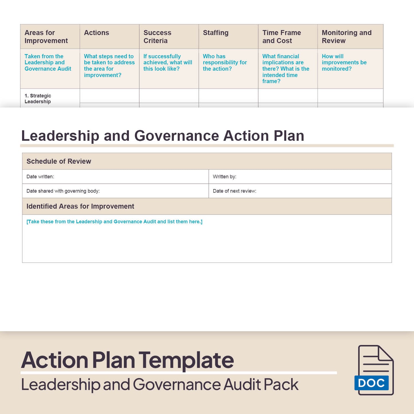Leadership and Governance Audit Pack (2025)