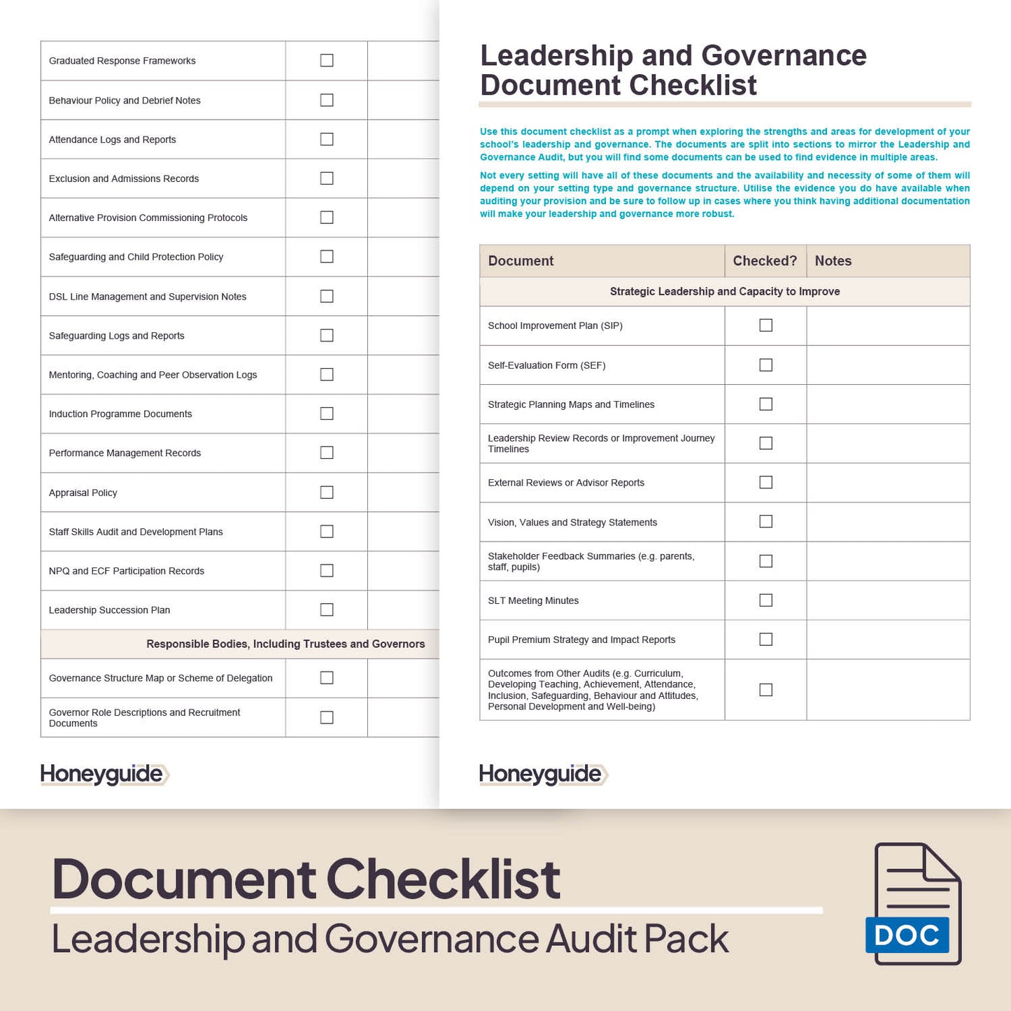 Leadership and Governance Audit Pack (2025)