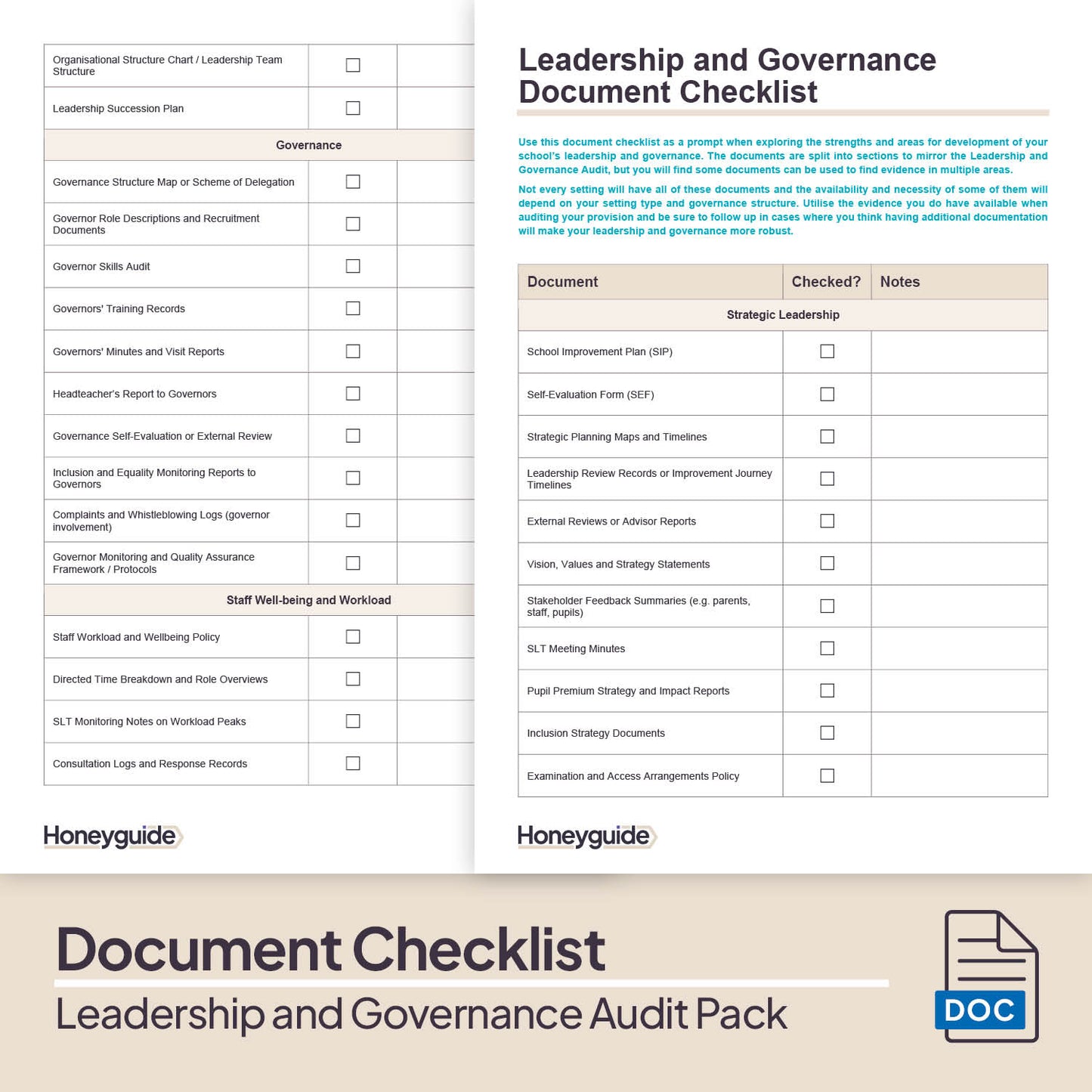 Leadership and Governance Audit Pack (2025)