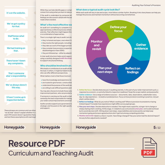 Curriculum and Teaching Audit Pack (2025)