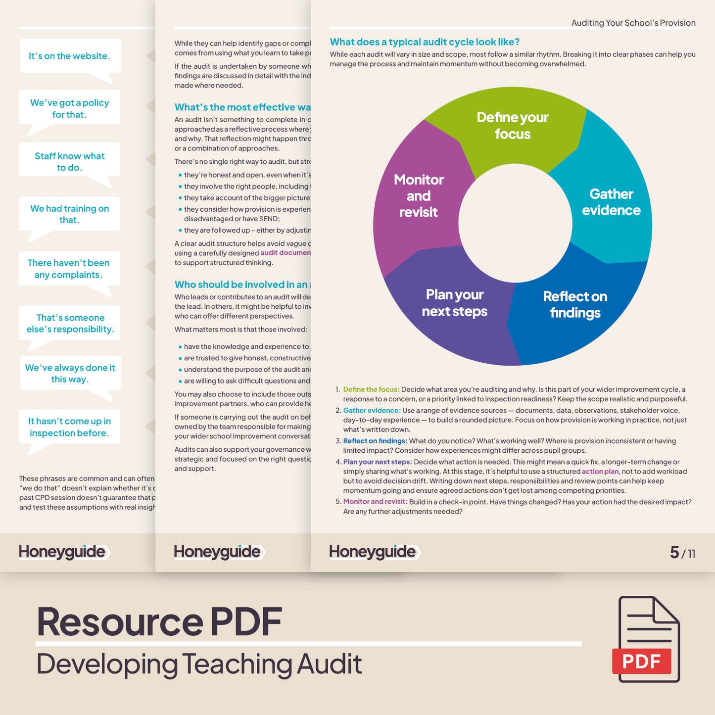 Developing Teaching Audit Pack (2025)
