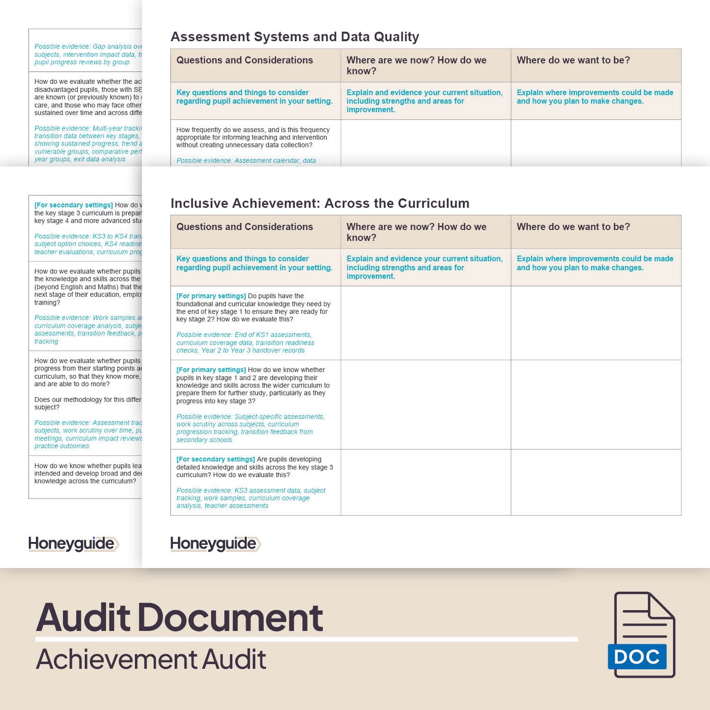 Achievement Audit Pack (2025)