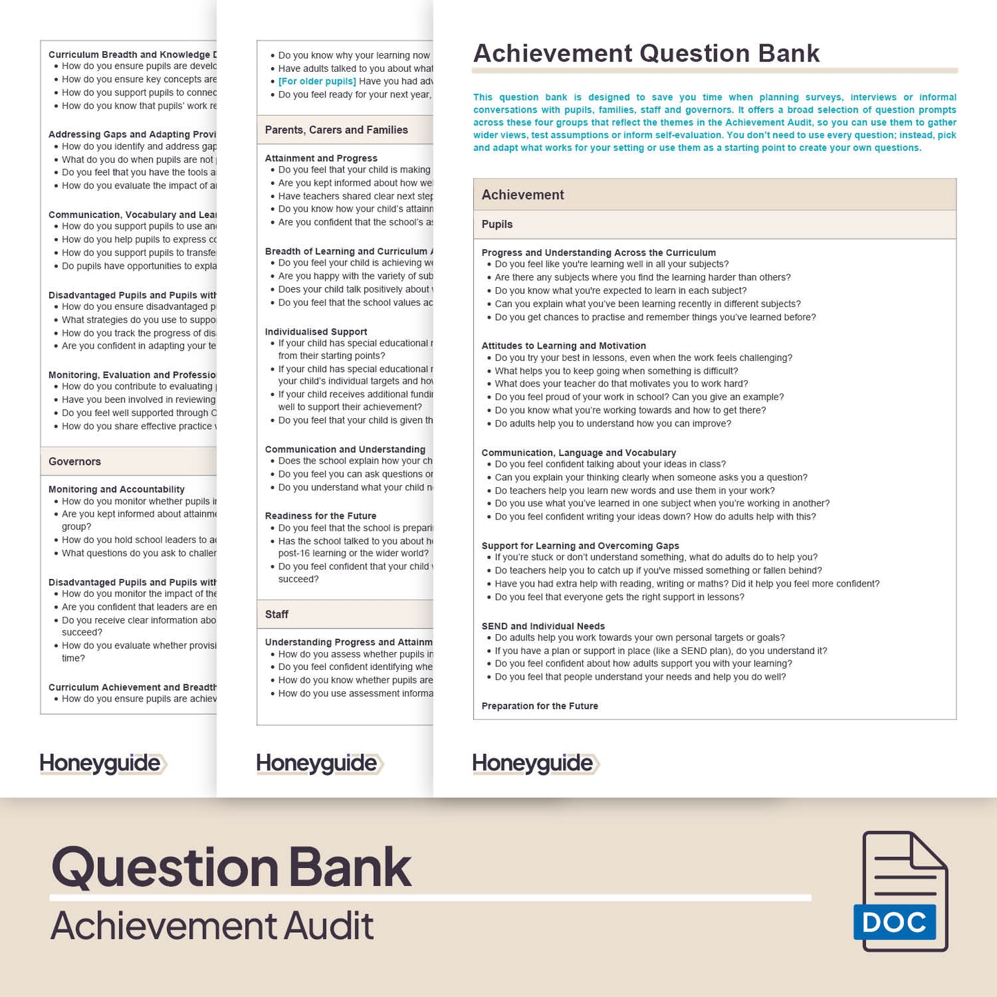 Achievement Audit Pack (2025)