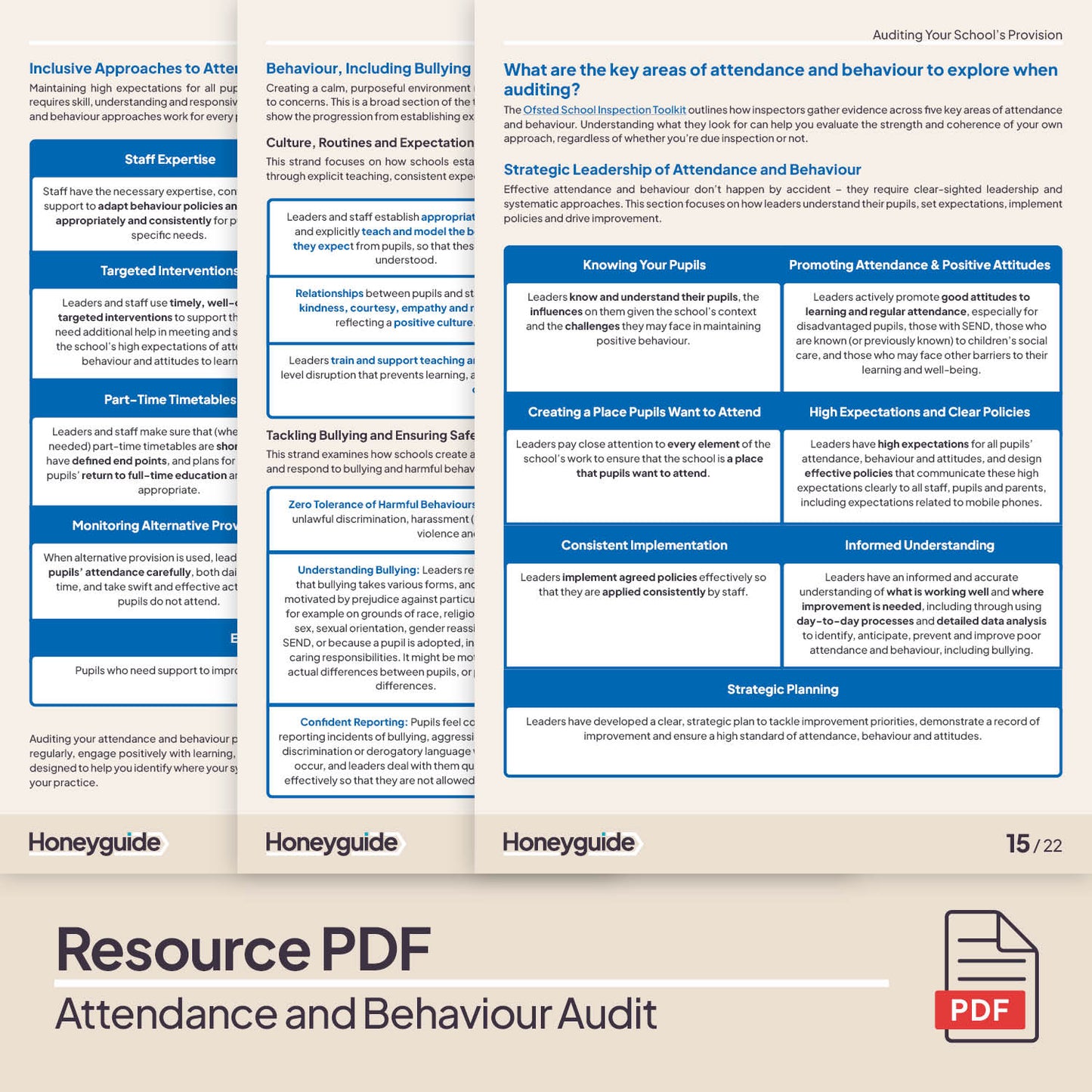 Attendance and Behaviour Audit Pack (2025)
