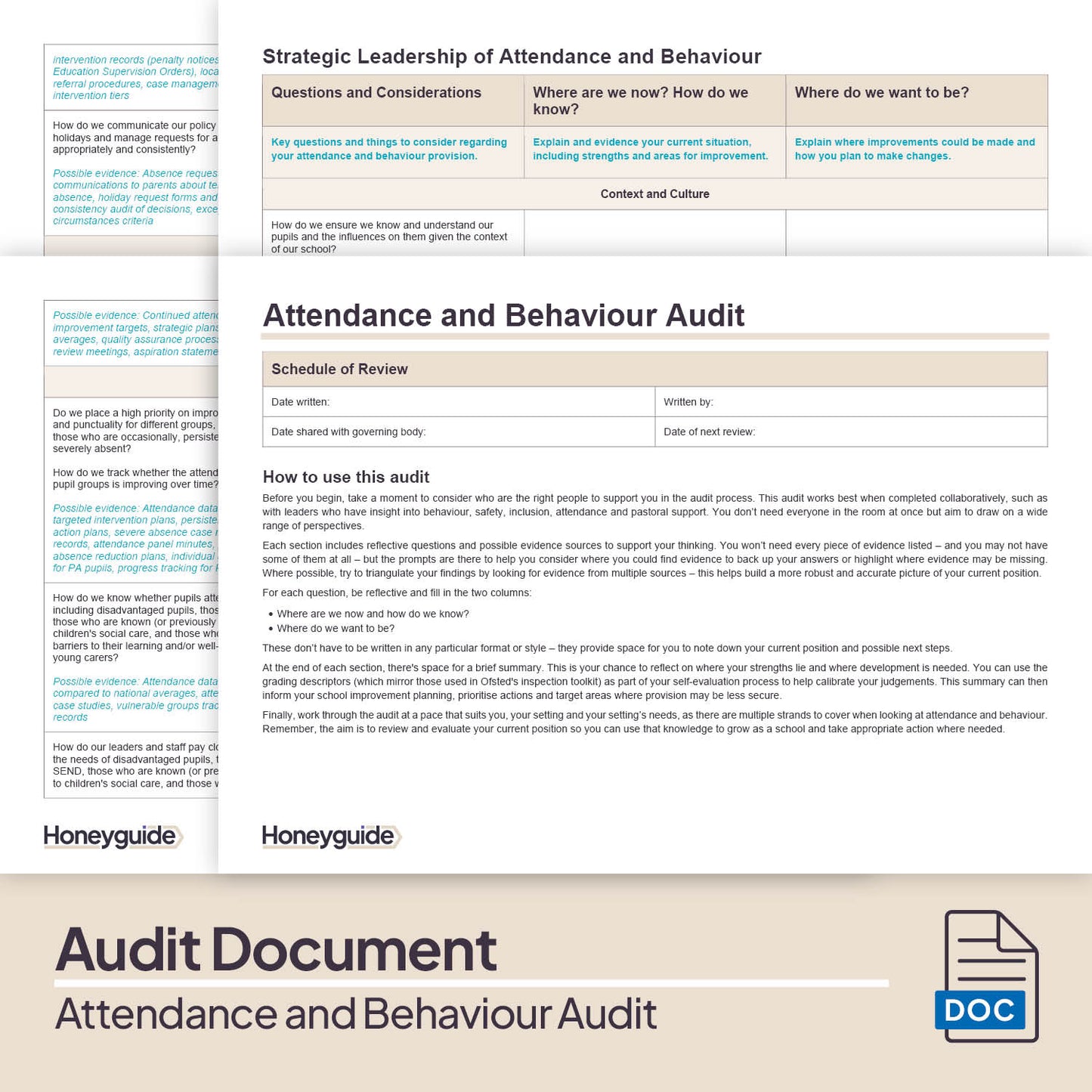 Attendance and Behaviour Audit Pack (2025)