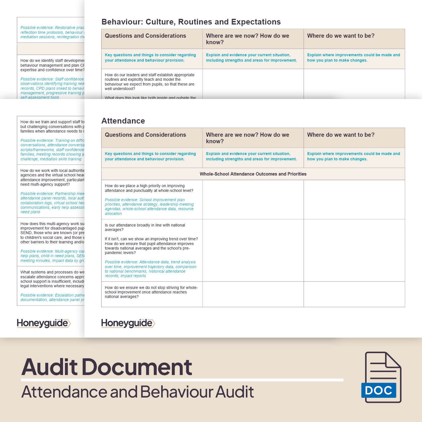 Attendance and Behaviour Audit Pack (2025)