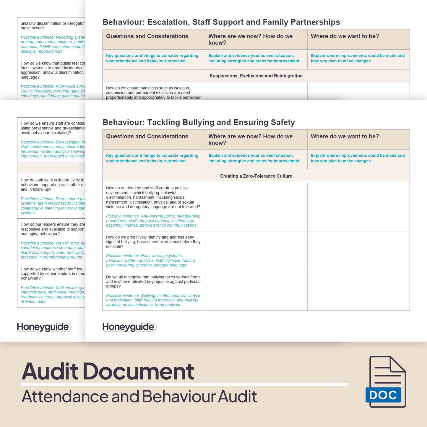 Attendance and Behaviour Audit Pack (2025)