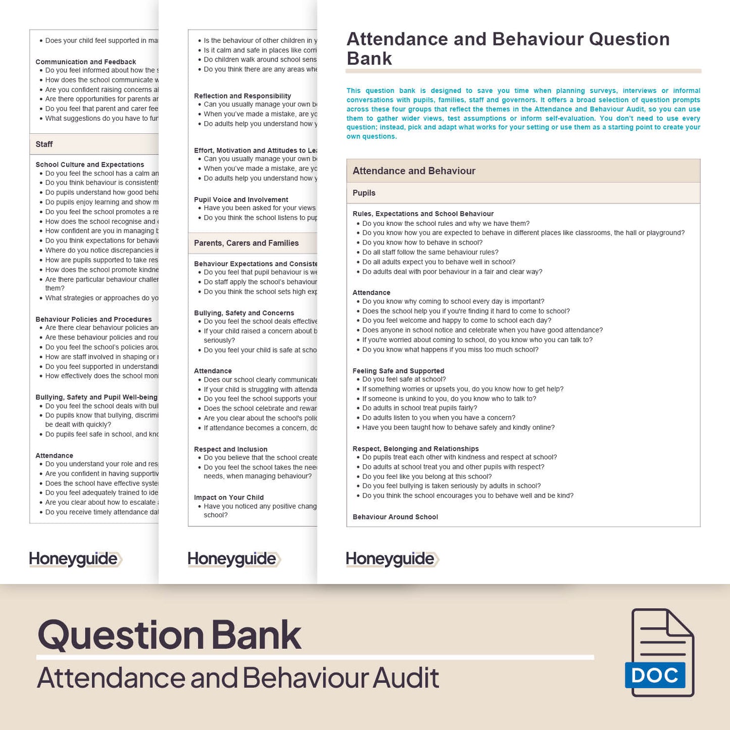 Attendance and Behaviour Audit Pack (2025)