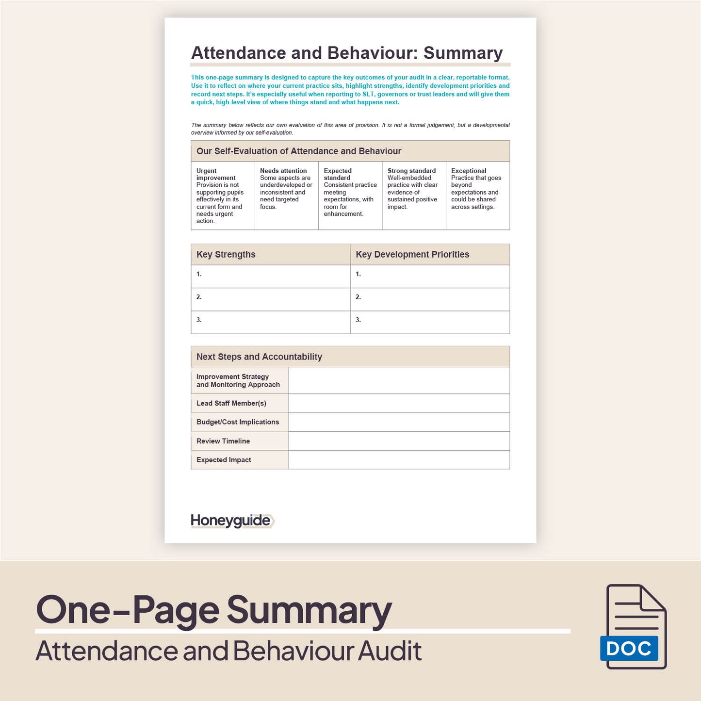 Attendance and Behaviour Audit Pack (2025)
