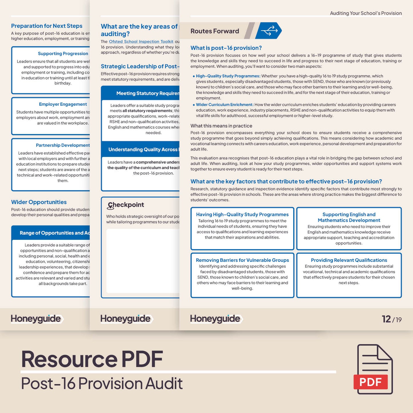 Post-16 Provision Audit Pack (2025)