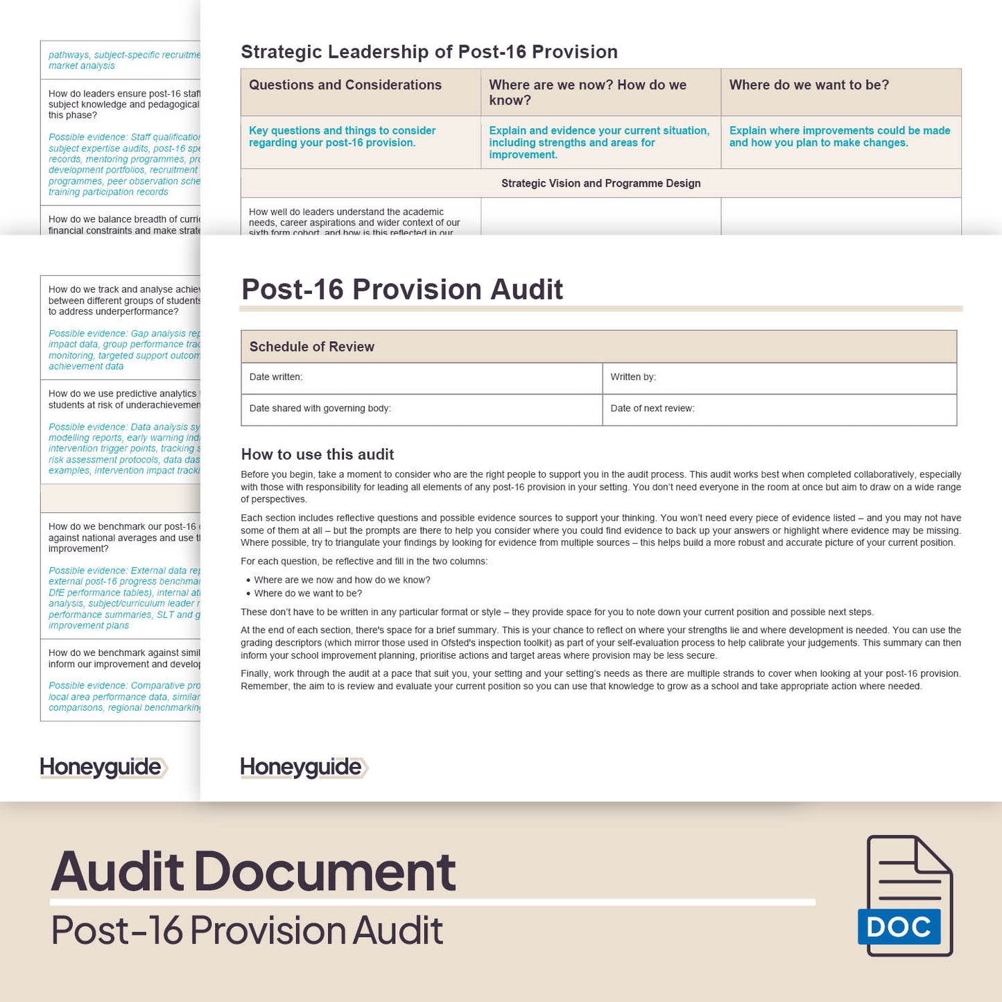 Post-16 Provision Audit Pack (2025)