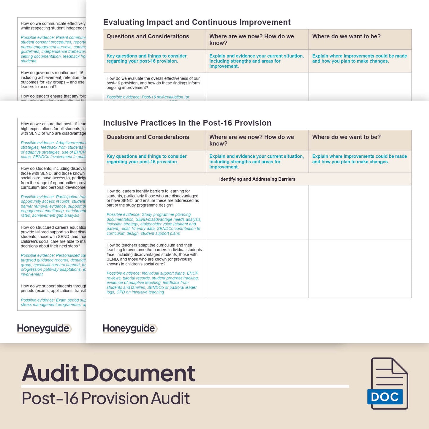 Post-16 Provision Audit Pack (2025)