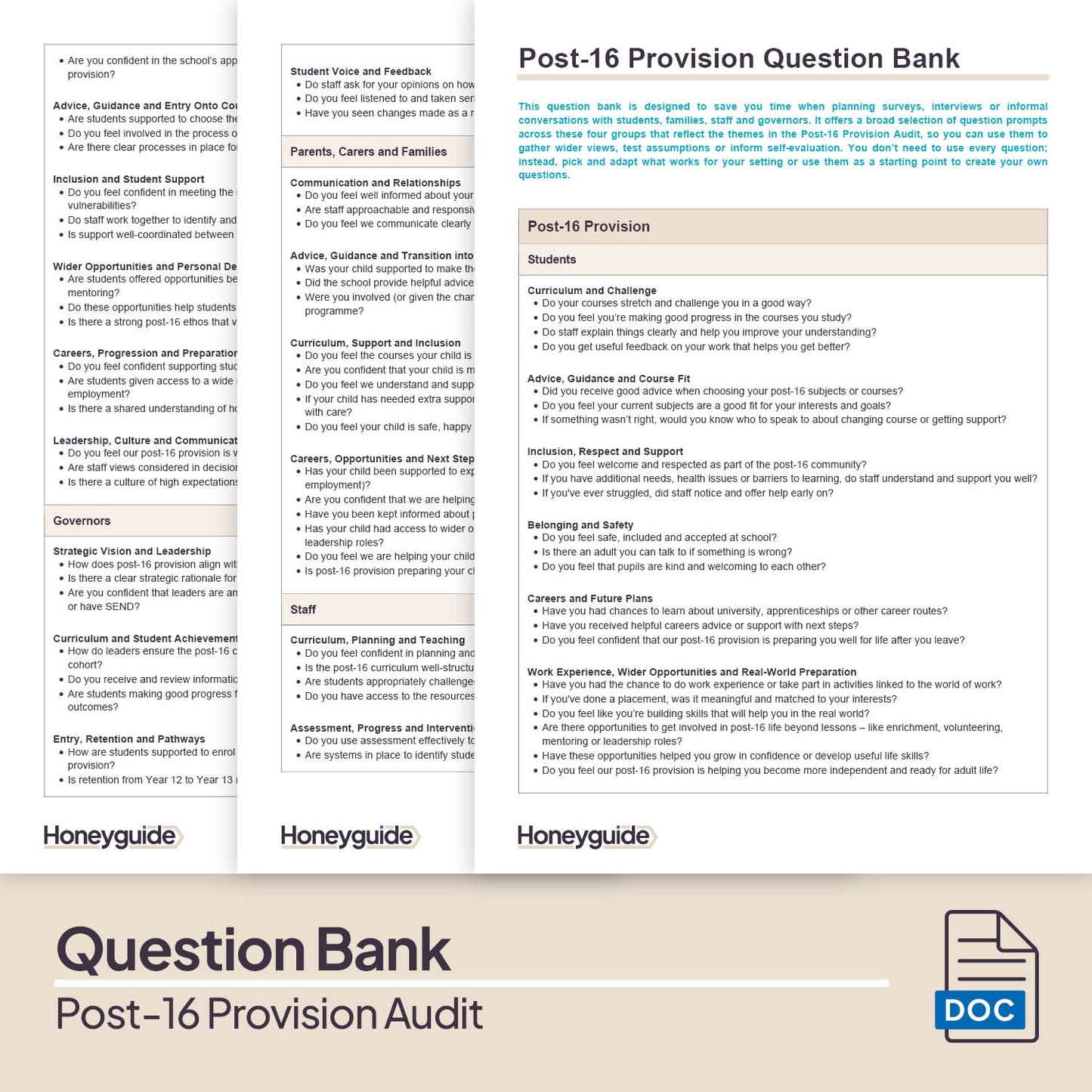 Post-16 Provision Audit Pack (2025)
