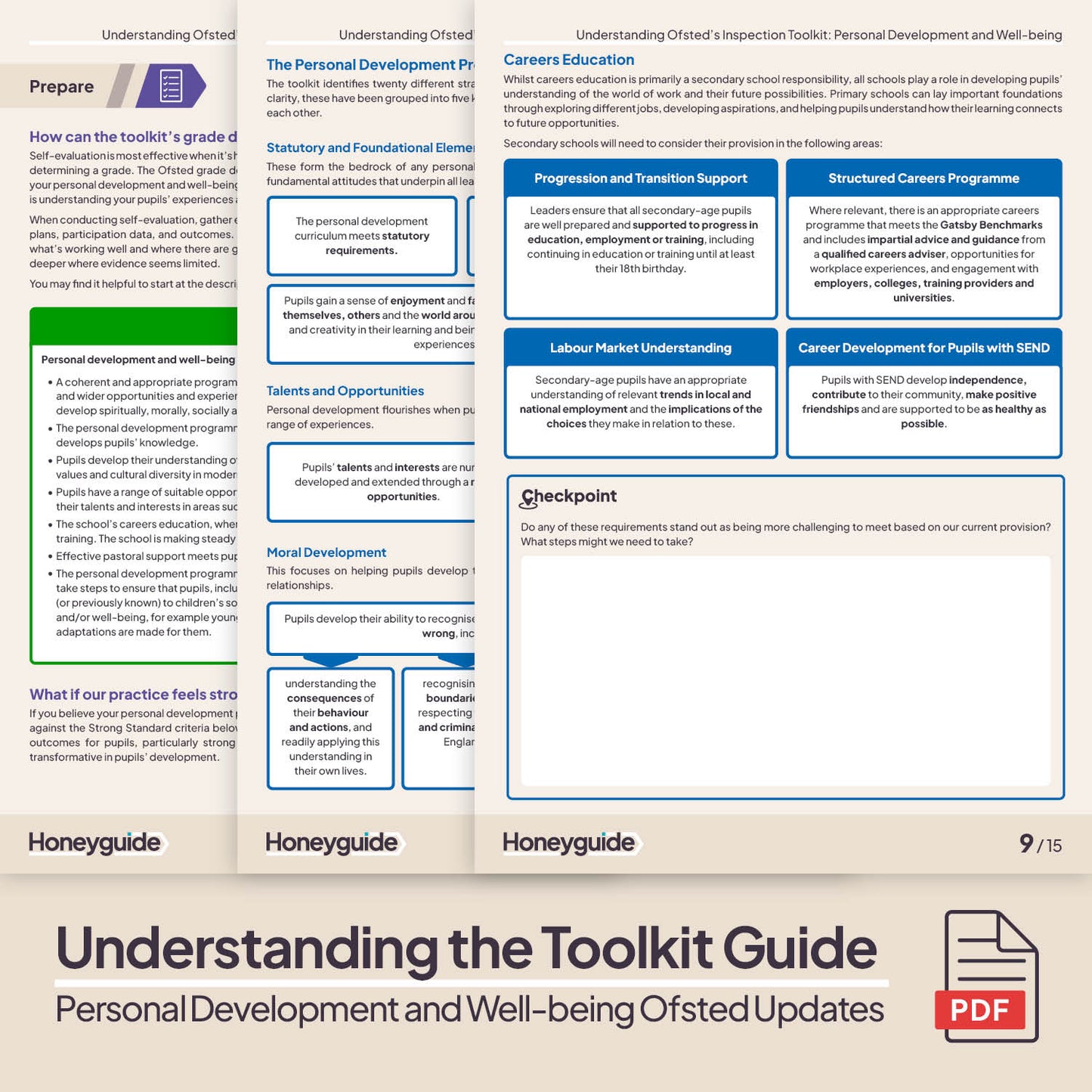 Personal Development and Well-being Ofsted Toolkit Update