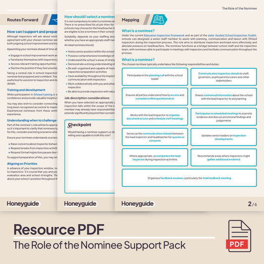 The Role of the Nominee Support Pack