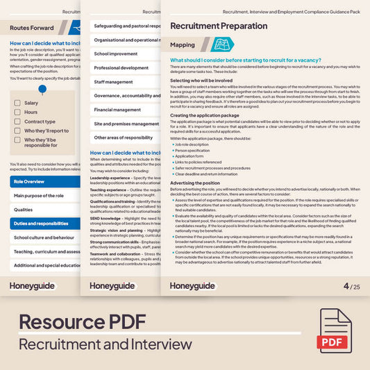 Recruitment, Interview and Employment Compliance Guidance Pack