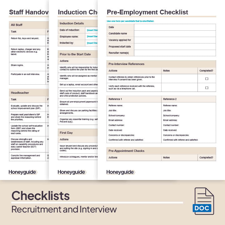 Recruitment, Interview and Employment Compliance Guidance Pack