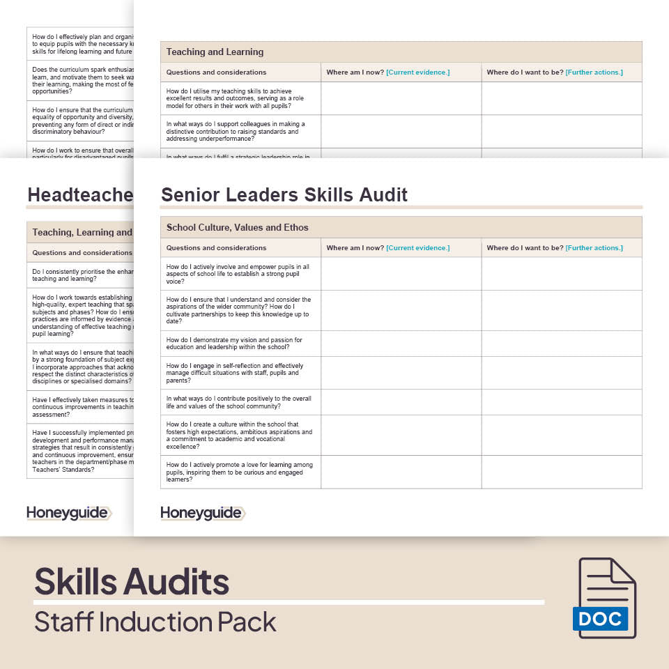 Staff Induction Pack