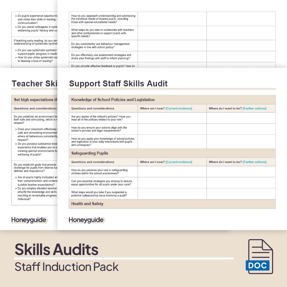 Staff Induction Pack