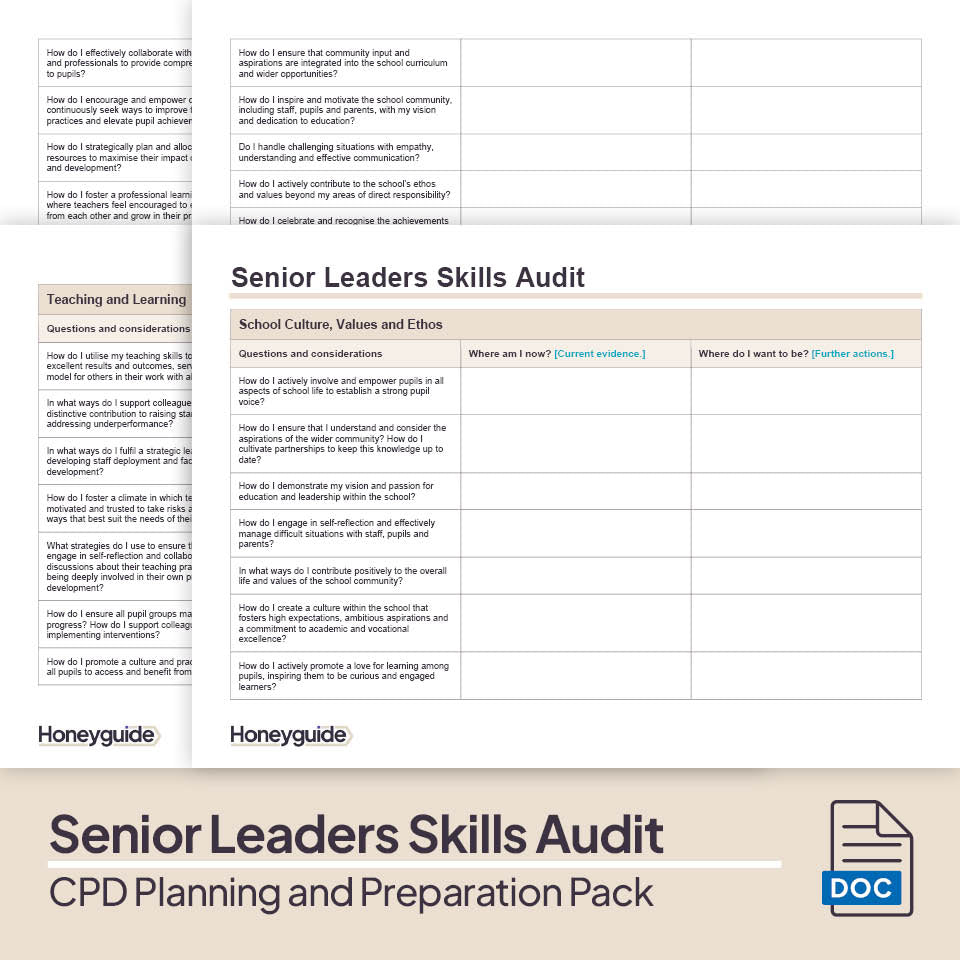 CPD Planning and Preparation Pack