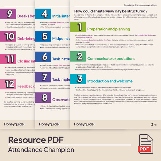 Attendance Champion Interview Pack