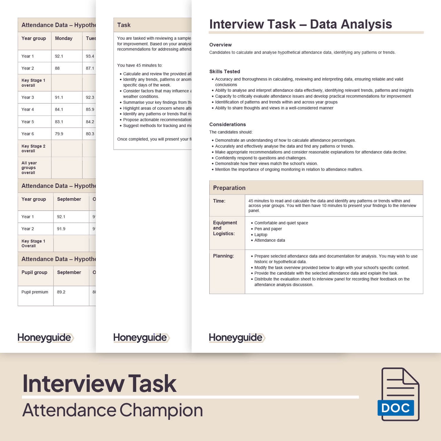 Attendance Champion Interview Pack