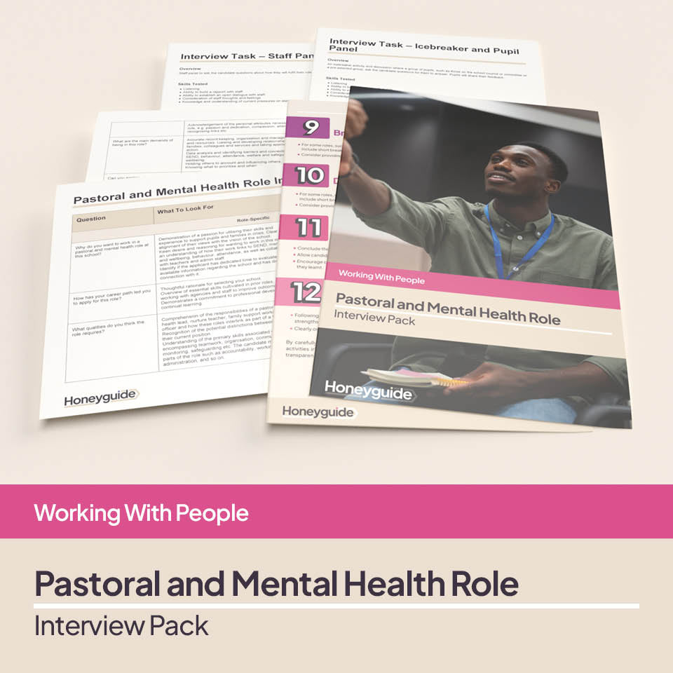 Pastoral and Mental Health Role Interview Pack