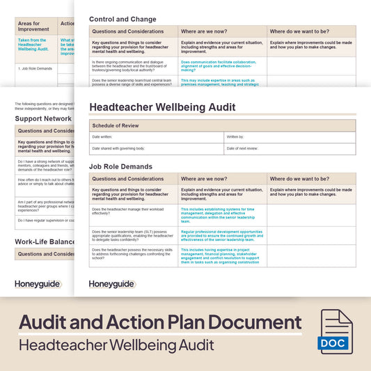 Headteacher Wellbeing Audit and Action Plan